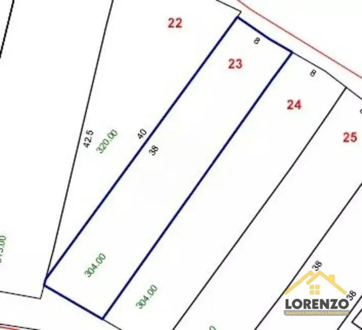 Foto 4 de Terreno / Lote à venda, 304m2 em Vila Scarpelli, Santo Andre - SP
