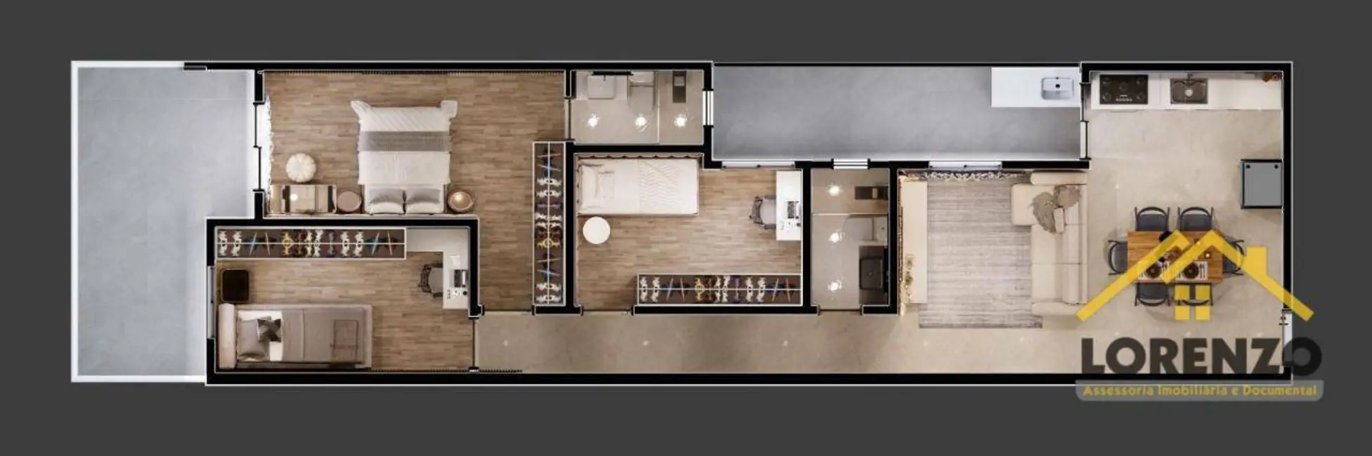 Cobertura com 3 quartos à venda, 160m2 em Paraíso, Santo Andre - SP - imagem 8 Foto 8 de Cobertura com 3 quartos à venda, 160m2 em Paraíso, Santo Andre - SP