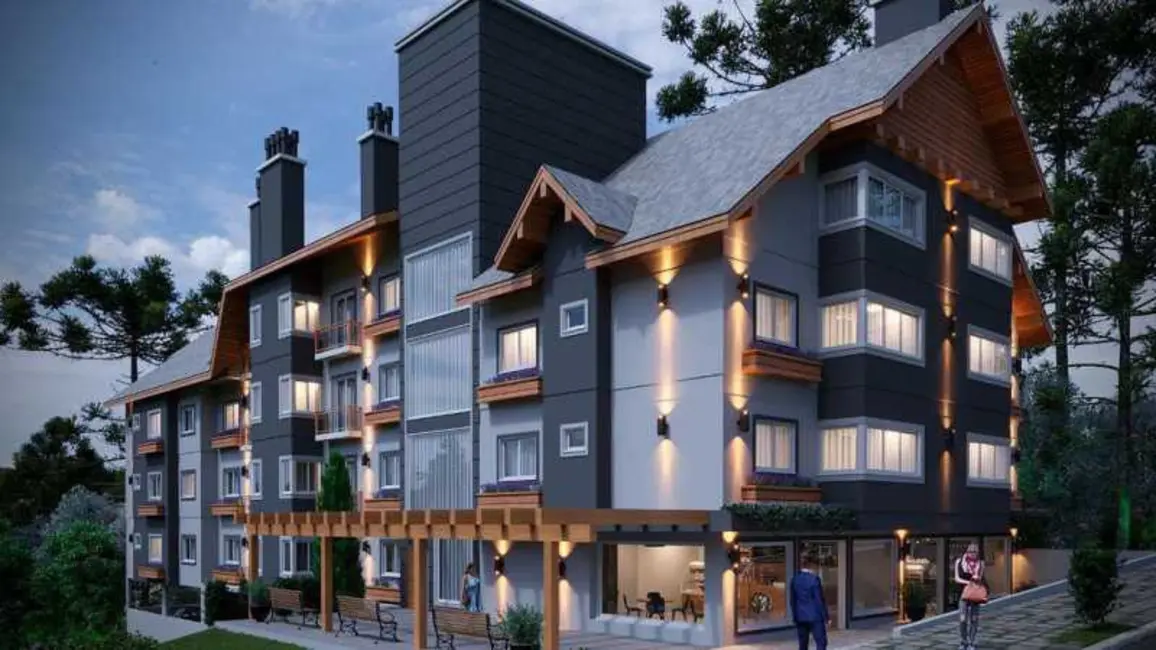 Apartamento com 2 quartos à venda, 38m2 em Gramado - RS - imagem 1 Foto 1 de Apartamento com 2 quartos à venda, 38m2 em Gramado - RS