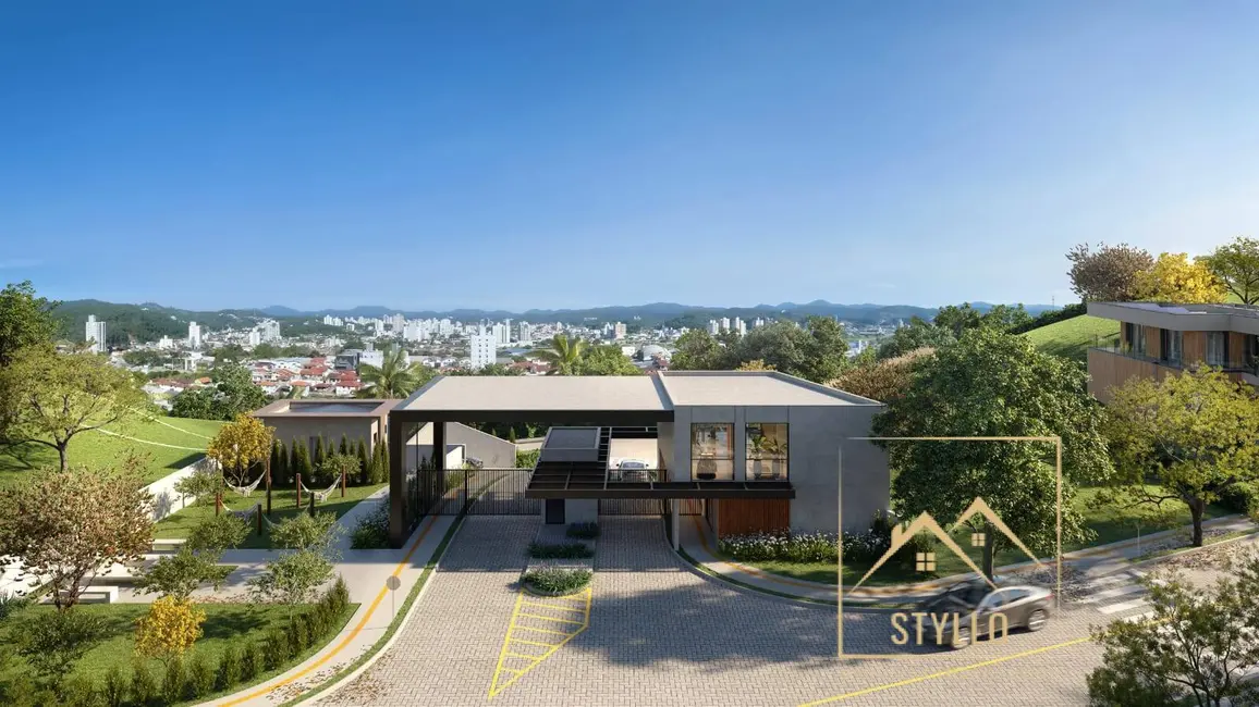 Foto 2 de Lote de Condomínio à venda, 601m2 em Steffen, Brusque - SC