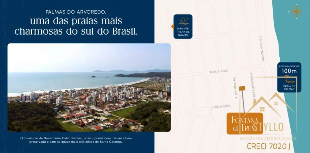 Foto 5 de Apartamento com 3 quartos à venda, 74m2 em Governador Celso Ramos - SC