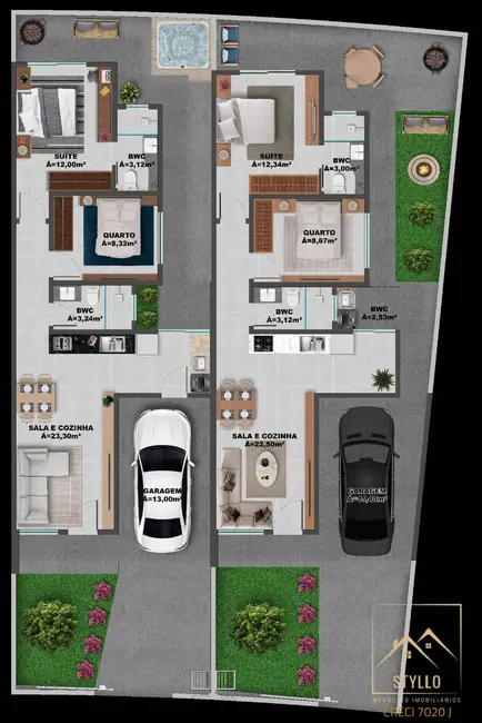 Foto 6 de Casa com 2 quartos à venda, 85m2 em Forquilhas, Sao Jose - SC