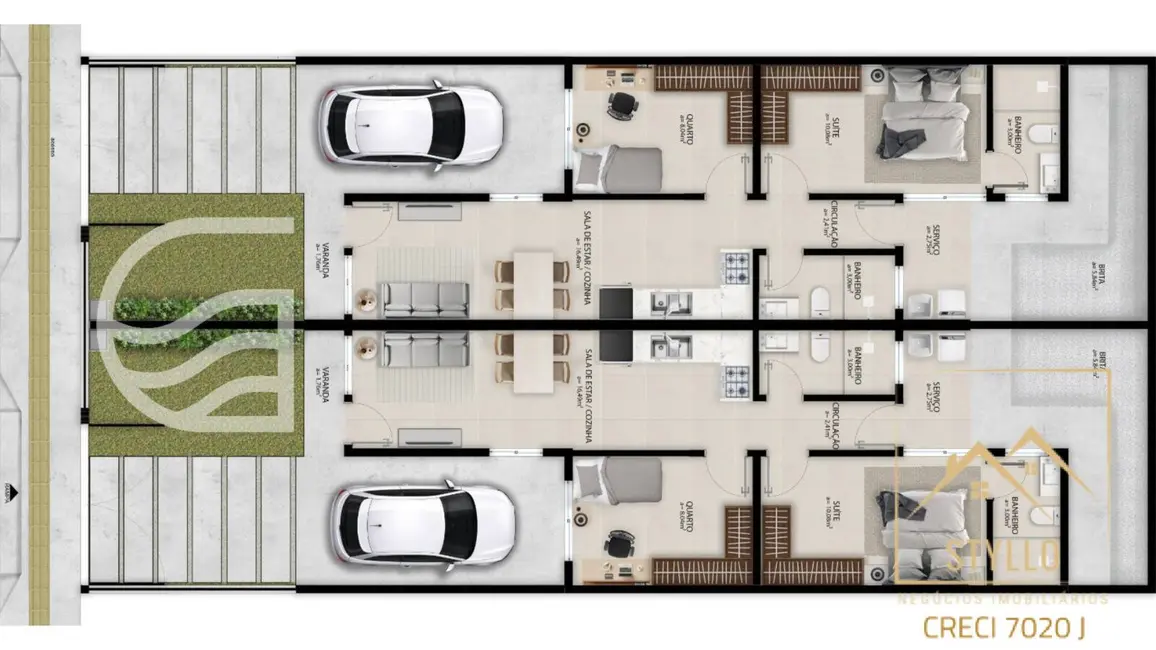 Foto 5 de Casa com 2 quartos à venda, 55m2 em Nova Palhoça, Palhoca - SC