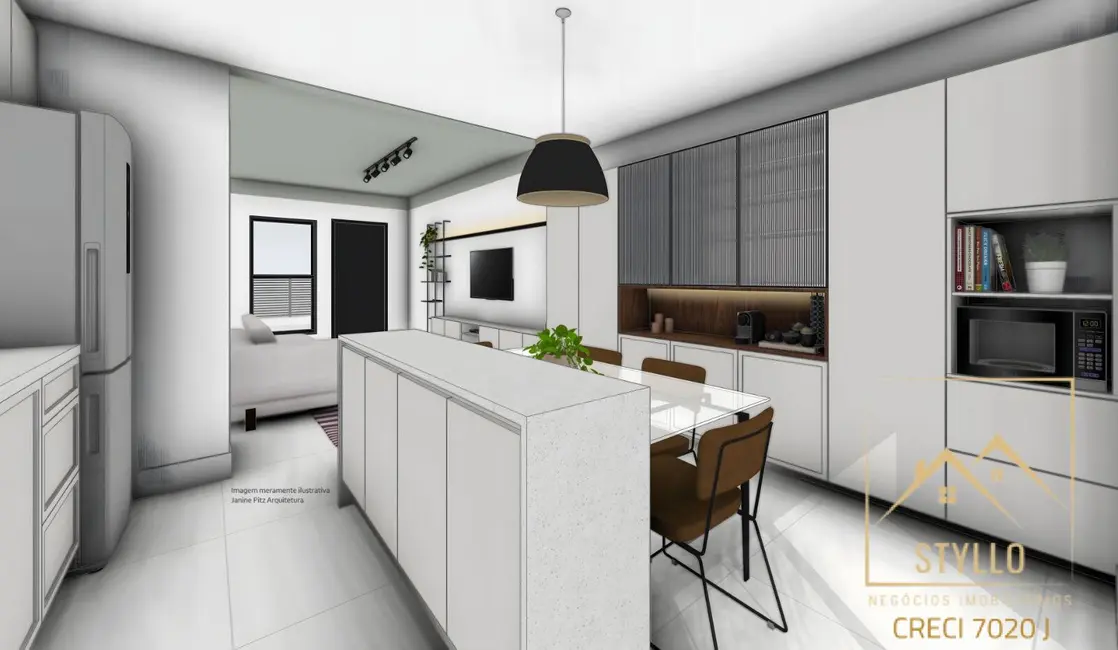 Foto 8 de Sobrado com 2 quartos à venda, 73m2 em Forquilhas, Sao Jose - SC