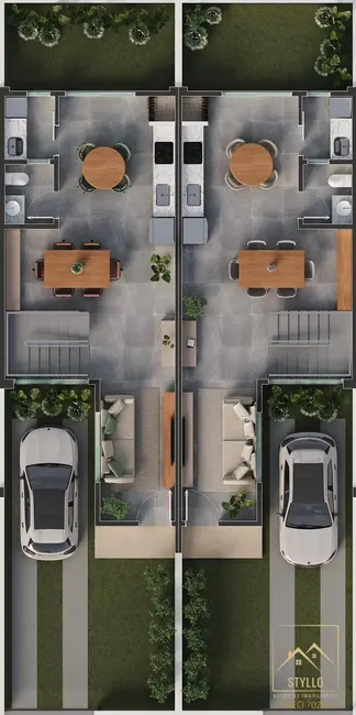 Foto 4 de Sobrado com 3 quartos à venda, 120m2 em Barra do Aririú, Palhoca - SC