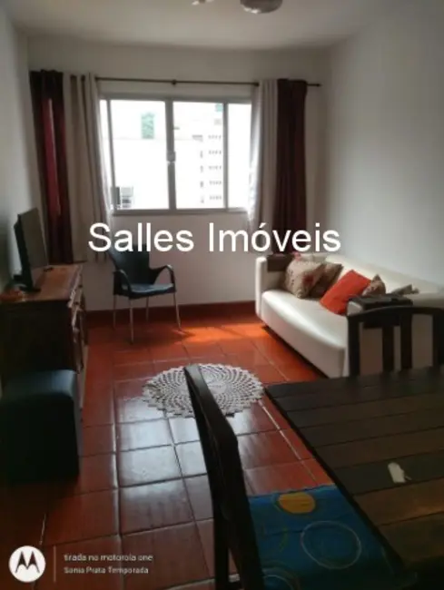 Foto 1 de Apartamento com 1 quarto para alugar, 55m2 em Barra Funda, Guaruja - SP