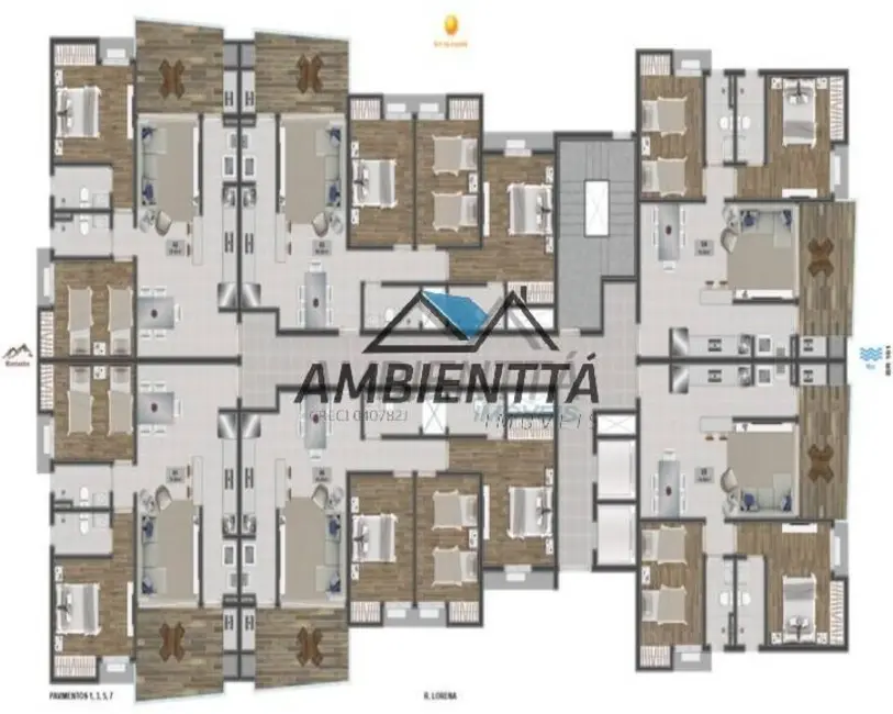 Foto 5 de Apartamento com 2 quartos à venda, 74m2 em Sumaré, Caraguatatuba - SP