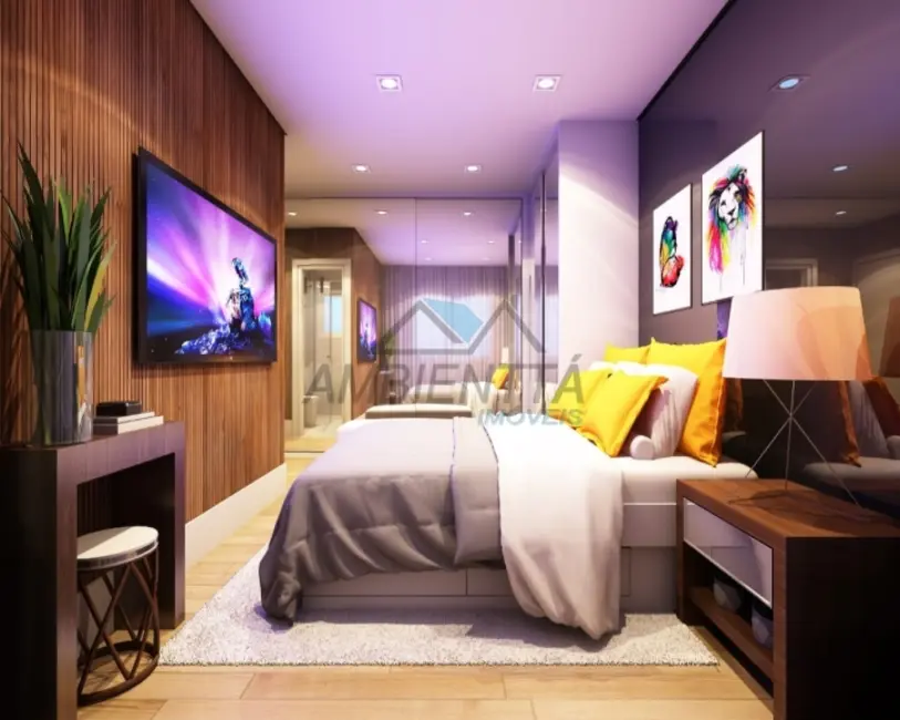 Foto 3 de Apartamento com 1 quarto à venda, 48m2 em Caraguatatuba - SP