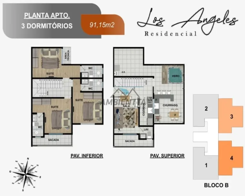 Foto 7 de Apartamento com 2 quartos à venda, 60m2 em Caraguatatuba - SP