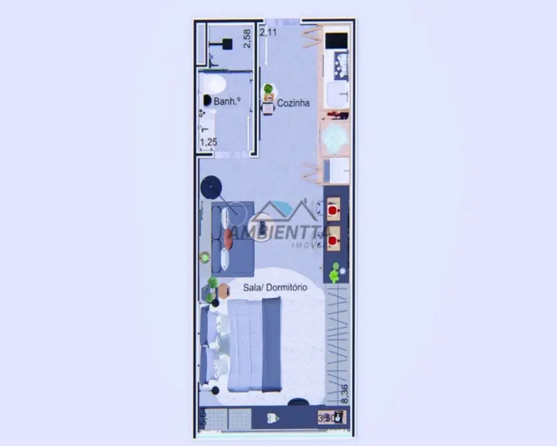 Foto 7 de Apartamento com 2 quartos à venda, 54m2 em Indaiá, Caraguatatuba - SP