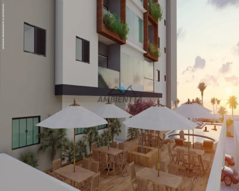 Foto 3 de Apartamento com 2 quartos à venda, 54m2 em Indaiá, Caraguatatuba - SP