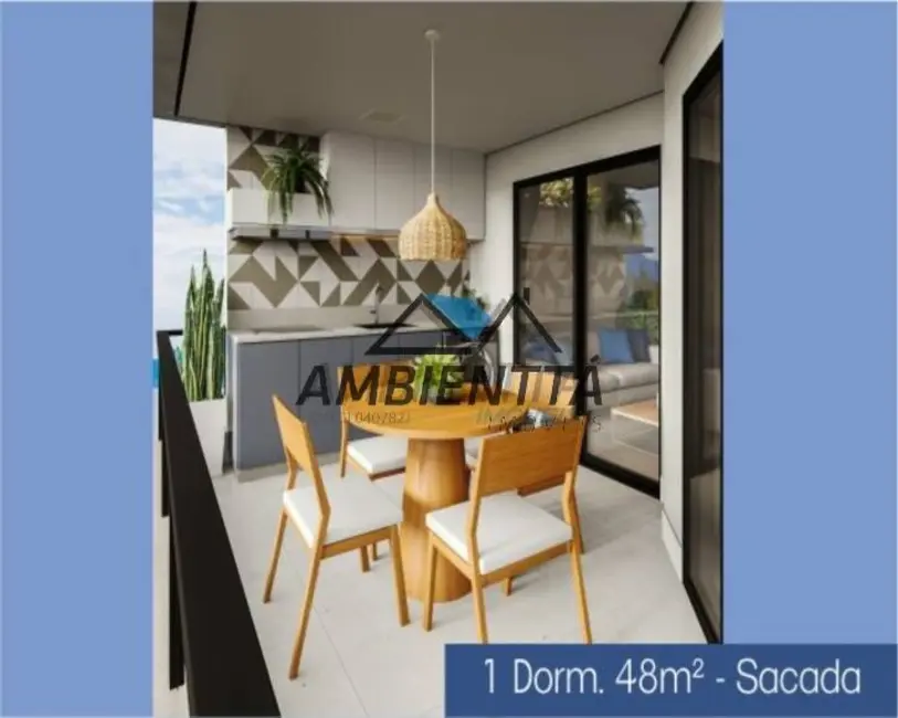 Foto 6 de Apartamento com 1 quarto à venda, 48m2 em Praia das Palmeiras, Caraguatatuba - SP