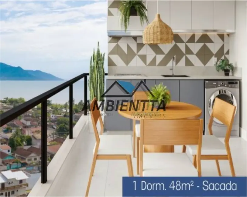 Foto 5 de Apartamento com 1 quarto à venda, 48m2 em Praia das Palmeiras, Caraguatatuba - SP