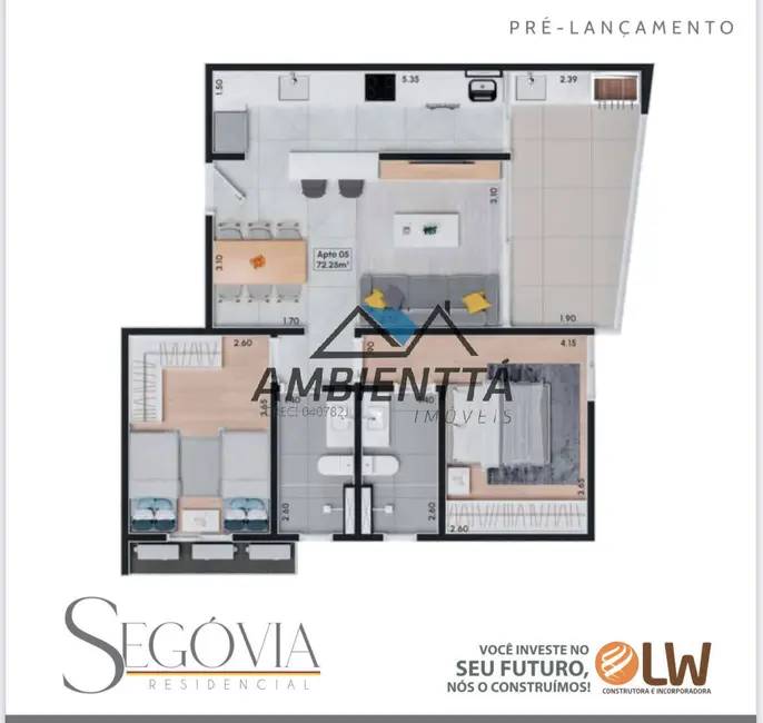 Foto 5 de Apartamento com 2 quartos à venda, 75m2 em Indaiá, Caraguatatuba - SP