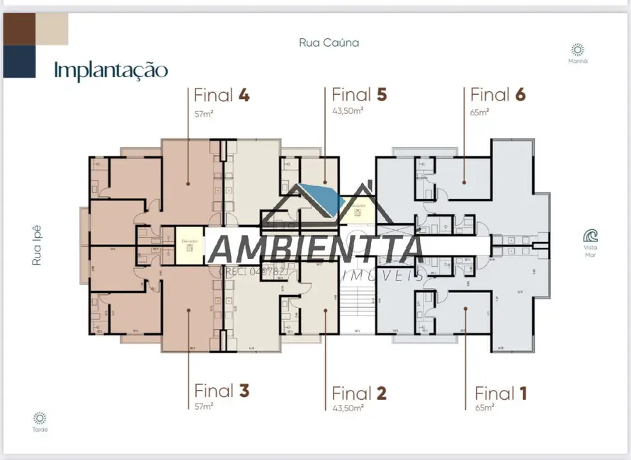 Foto 9 de Apartamento com 1 quarto à venda, 44m2 em Martim de Sá, Caraguatatuba - SP