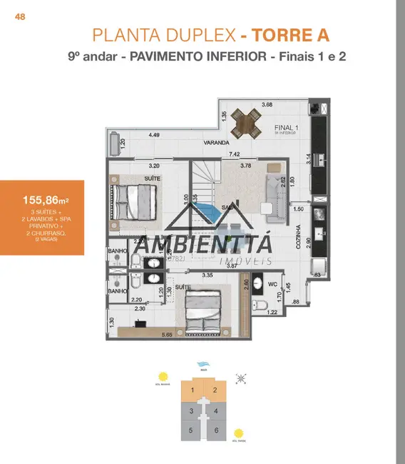 Foto 37 de Apartamento à venda em Indaiá, Caraguatatuba - SP