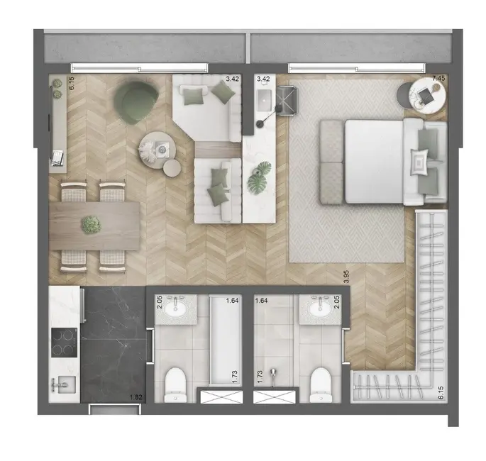 Kitnet com 1 quarto à venda, 26m2 em Passo da Areia, Porto Alegre - RS - imagem 3 Foto 3 de Kitnet com 1 quarto à venda, 26m2 em Passo da Areia, Porto Alegre - RS