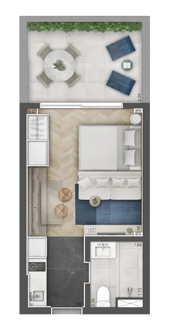 Kitnet com 1 quarto à venda, 26m2 em Passo da Areia, Porto Alegre - RS - imagem 1 Foto 1 de Kitnet com 1 quarto à venda, 26m2 em Passo da Areia, Porto Alegre - RS