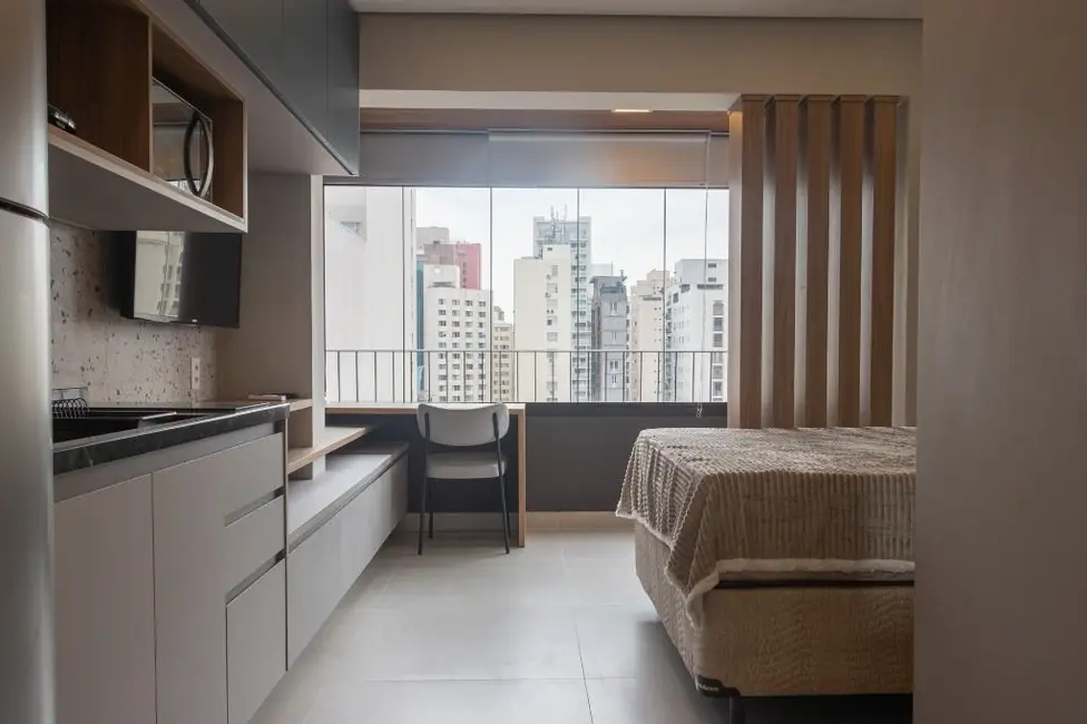 Kitnet com 1 quarto para alugar, 22m2 em Jardim Paulista, São Paulo - SP - imagem 2 Foto 2 de Kitnet com 1 quarto para alugar, 22m2 em Jardim Paulista, São Paulo - SP