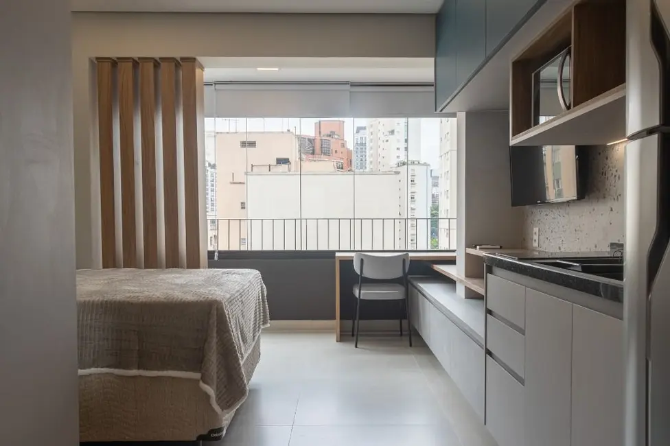 Foto 2 de Kitnet com 1 quarto para alugar, 22m2 em Jardim Paulista, São Paulo - SP