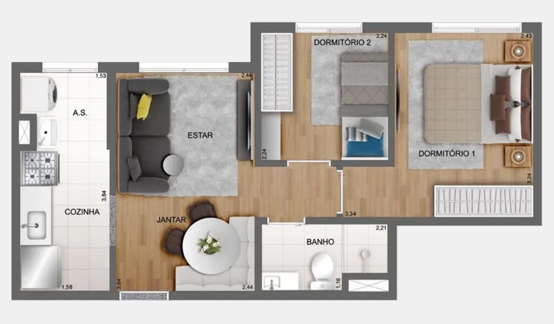 Foto 3 de Kitnet com 1 quarto à venda, 26m2 em Brás, São Paulo - SP