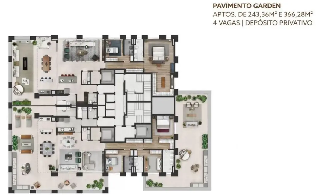 Foto 1 de Apartamento com 3 quartos à venda, 366m2 em Itaim Bibi, São Paulo - SP