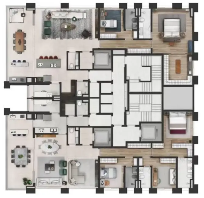 Foto 2 de Apartamento com 3 quartos à venda, 366m2 em Itaim Bibi, São Paulo - SP