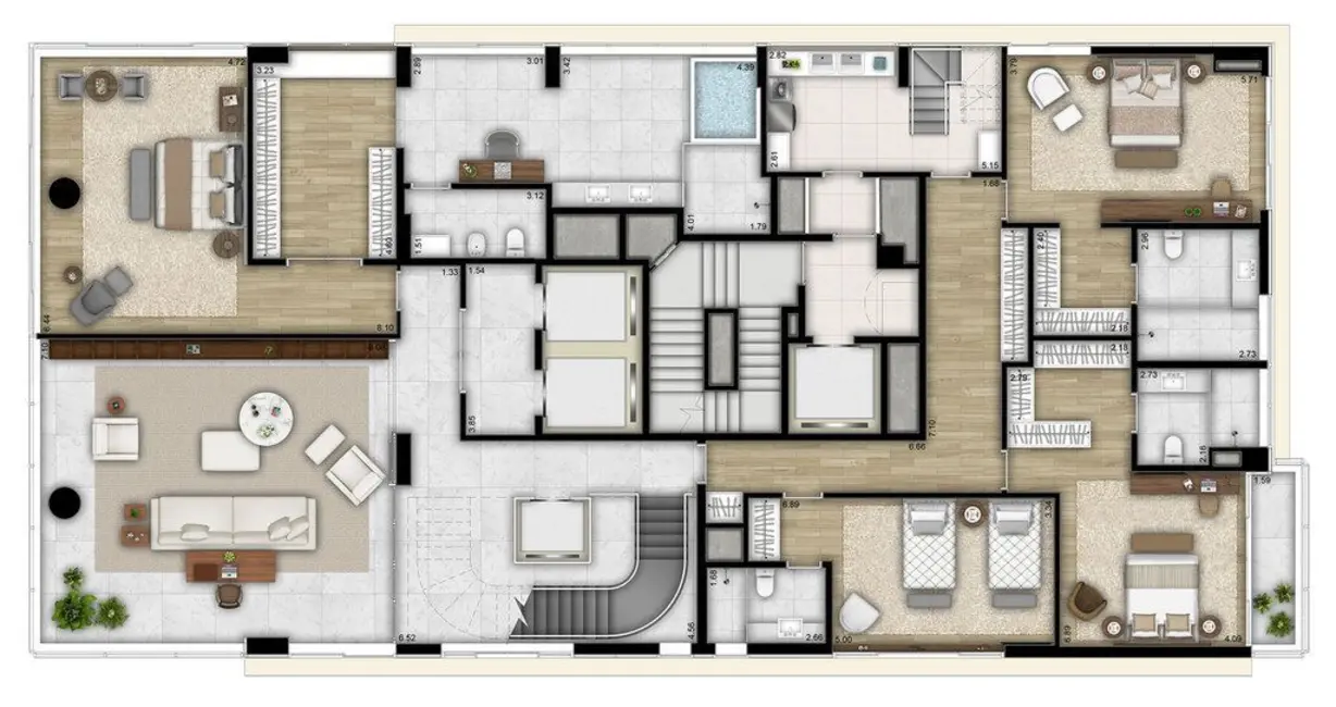 Foto 7 de Apartamento com 4 quartos à venda, 359m2 em Vila Nova Conceição, São Paulo - SP