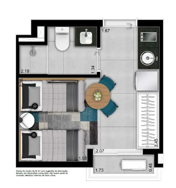 Kitnet com 1 quarto à venda, 17m2 em Perdizes, São Paulo - SP - imagem 1 Foto 1 de Kitnet com 1 quarto à venda, 17m2 em Perdizes, São Paulo - SP