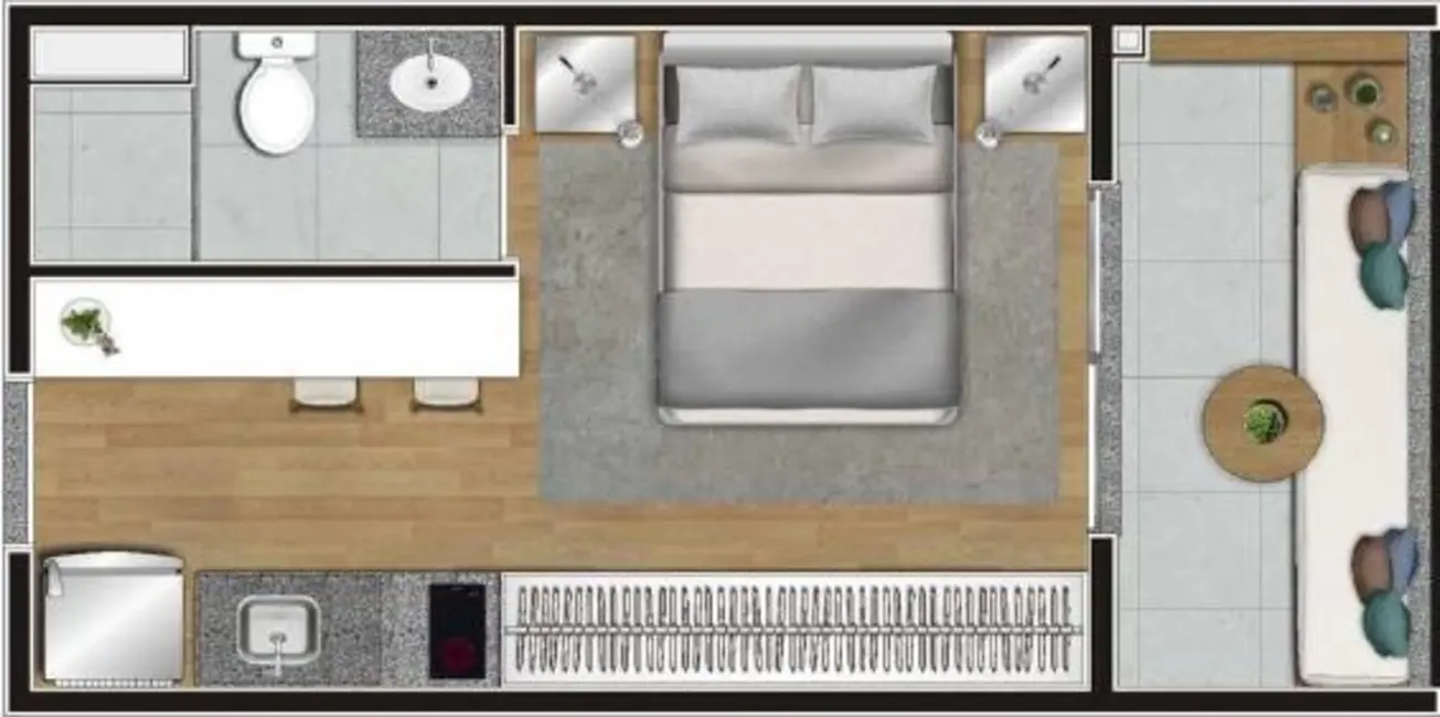 Foto 7 de Kitnet com 1 quarto à venda, 24m2 em Campo Belo, São Paulo - SP