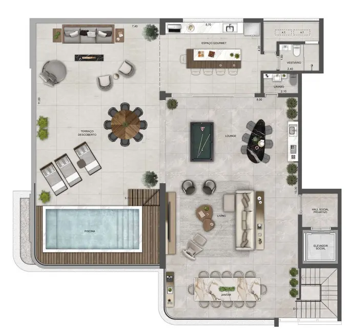 Foto 1 de Apartamento com 1 quarto à venda, 43m2 em Centro, São Paulo - SP