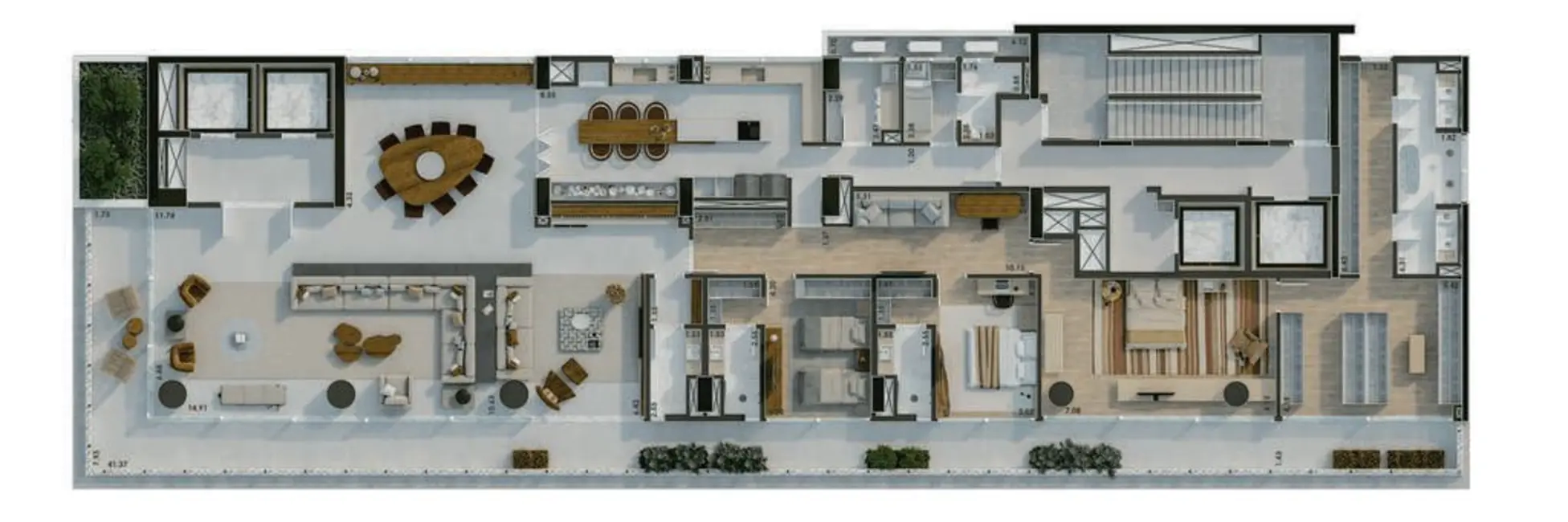 Apartamento com 4 quartos à venda, 479m2 em Indianópolis, São Paulo - SP - imagem 2 Foto 2 de Apartamento com 4 quartos à venda, 479m2 em Indianópolis, São Paulo - SP