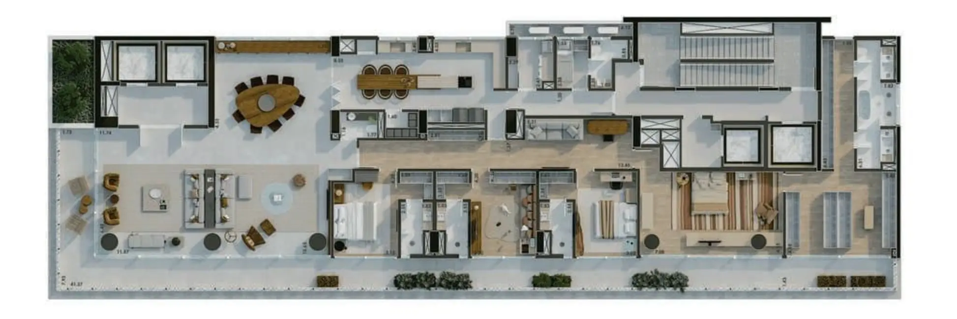 Apartamento com 4 quartos à venda, 479m2 em Indianópolis, São Paulo - SP - imagem 4 Foto 4 de Apartamento com 4 quartos à venda, 479m2 em Indianópolis, São Paulo - SP