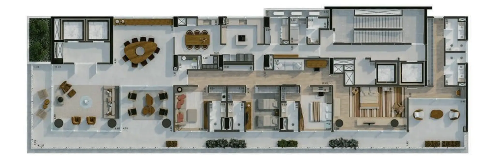 Apartamento com 4 quartos à venda, 479m2 em Indianópolis, São Paulo - SP - imagem 3 Foto 3 de Apartamento com 4 quartos à venda, 479m2 em Indianópolis, São Paulo - SP