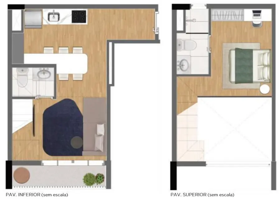Foto 1 de Apartamento com 2 quartos à venda, 46m2 em Santa Cecília, São Paulo - SP