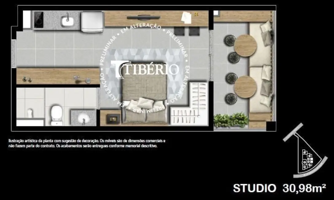 Kitnet com 1 quarto à venda, 30m2 em Vila Mariana, São Paulo - SP - imagem 3 Foto 3 de Kitnet com 1 quarto à venda, 30m2 em Vila Mariana, São Paulo - SP