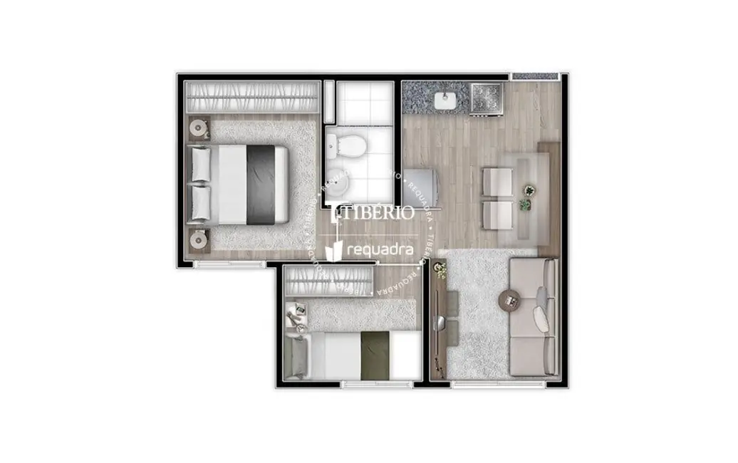 Kitnet com 1 quarto à venda, 27m2 em Brás, São Paulo - SP - imagem 4 Foto 4 de Kitnet com 1 quarto à venda, 27m2 em Brás, São Paulo - SP