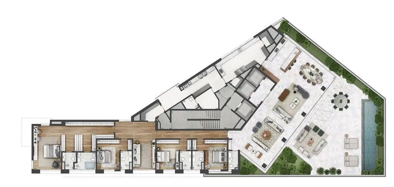 Foto 8 de Apartamento com 4 quartos à venda, 472m2 em Itaim Bibi, São Paulo - SP