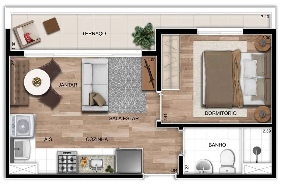 Foto 5 de Apartamento com 2 quartos à venda, 34m2 em Vila Matilde, São Paulo - SP