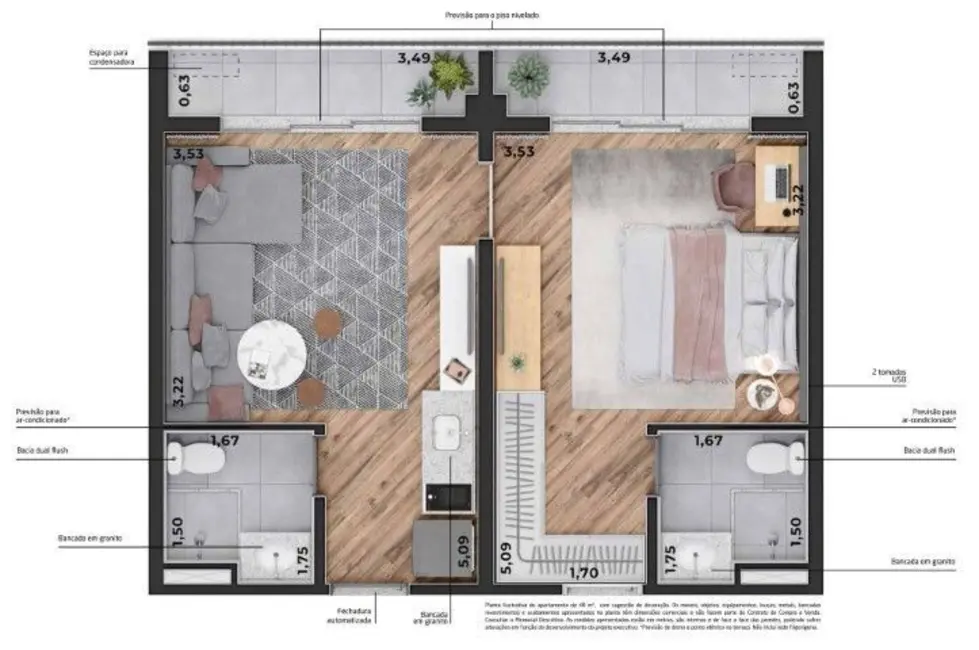 Foto 6 de Kitnet com 1 quarto à venda, 23m2 em Santa Cecília, São Paulo - SP