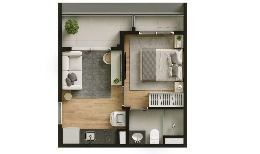 Foto 1 de Kitnet com 1 quarto à venda, 23m2 em Santa Cecília, São Paulo - SP