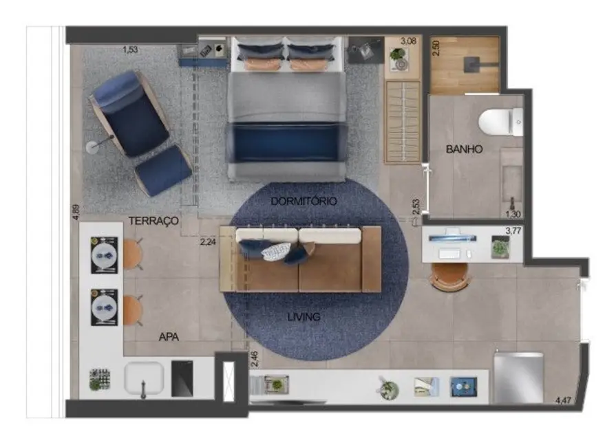 Foto 2 de Kitnet com 1 quarto à venda, 24m2 em Butantã, São Paulo - SP