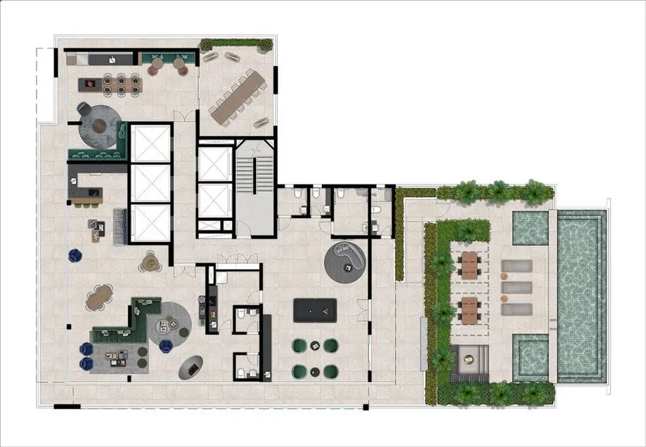 Apartamento com 2 quartos à venda, 57m2 em Brooklin Novo, São Paulo - SP - imagem 2 Foto 2 de Apartamento com 2 quartos à venda, 57m2 em Brooklin Novo, São Paulo - SP