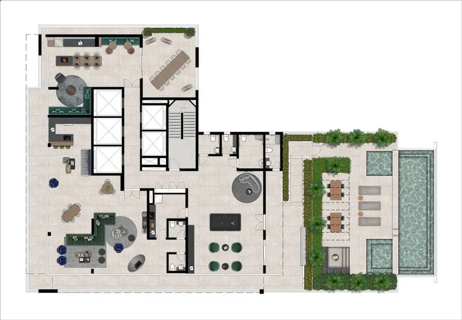 Apartamento com 2 quartos à venda, 57m2 em Brooklin Novo, São Paulo - SP - imagem 3 Foto 3 de Apartamento com 2 quartos à venda, 57m2 em Brooklin Novo, São Paulo - SP