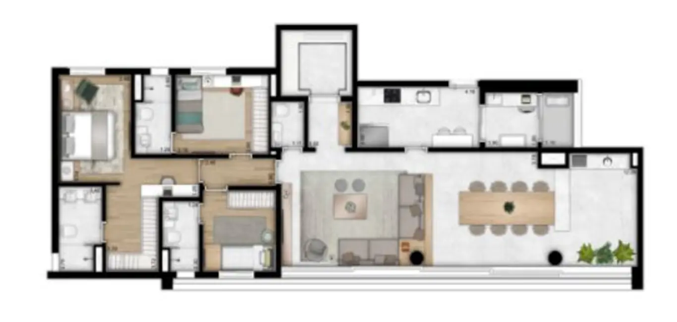 Foto 1 de Apartamento com 3 quartos à venda, 130m2 em Brooklin Paulista, São Paulo - SP
