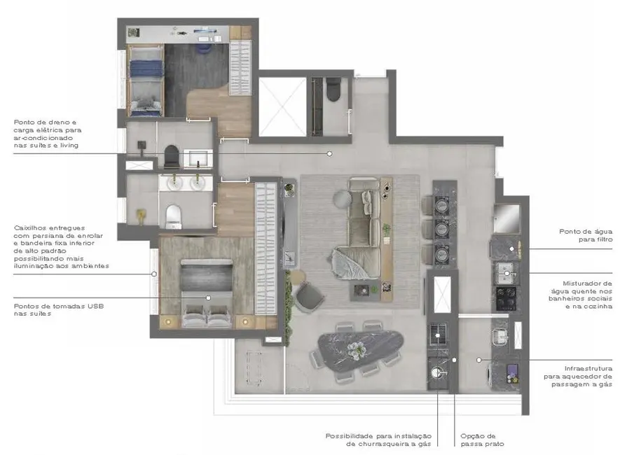 Foto 6 de Apartamento com 2 quartos à venda, 91m2 em Vila Madalena, São Paulo - SP