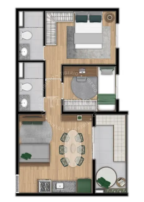 Apartamento com 2 quartos à venda, 43m2 em Mooca, São Paulo - SP - imagem 4 Foto 4 de Apartamento com 2 quartos à venda, 43m2 em Mooca, São Paulo - SP