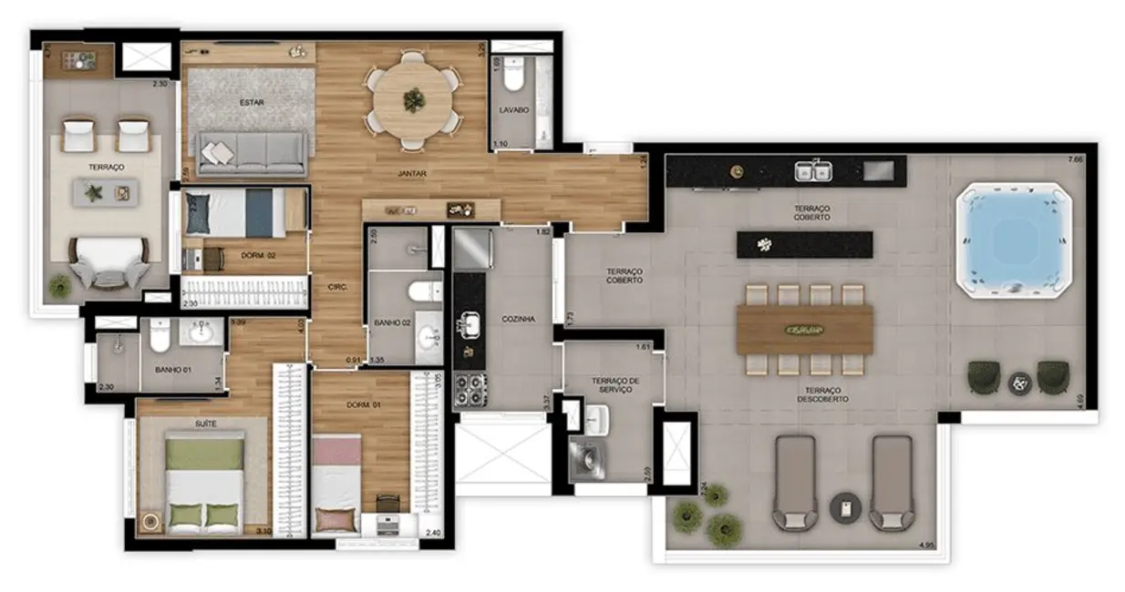 Foto 3 de Apartamento com 3 quartos à venda, 89m2 em Vila Ema, São Paulo - SP