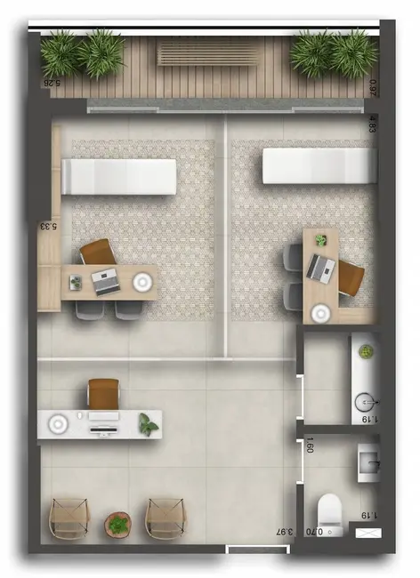 Foto 1 de Sala Comercial à venda, 45m2 em Paraíso, São Paulo - SP