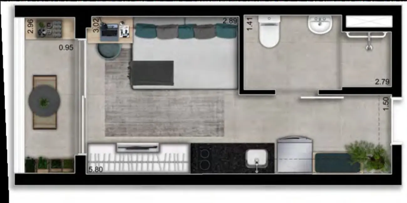 Foto 1 de Kitnet com 1 quarto à venda, 23m2 em Jardim Vila Mariana, São Paulo - SP